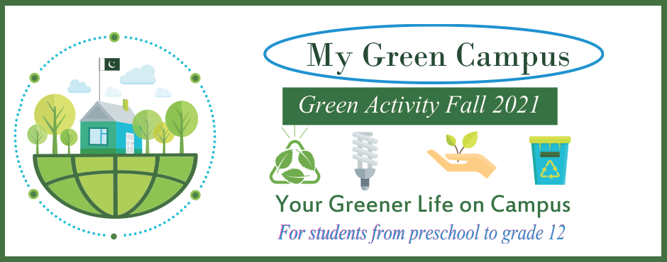 My Green Campus – Fall 2021 My Green Campus – Fall 2021